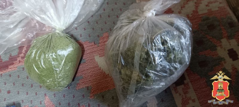 В Калязине полицейские обнаружили у местного жителя растительный наркотик